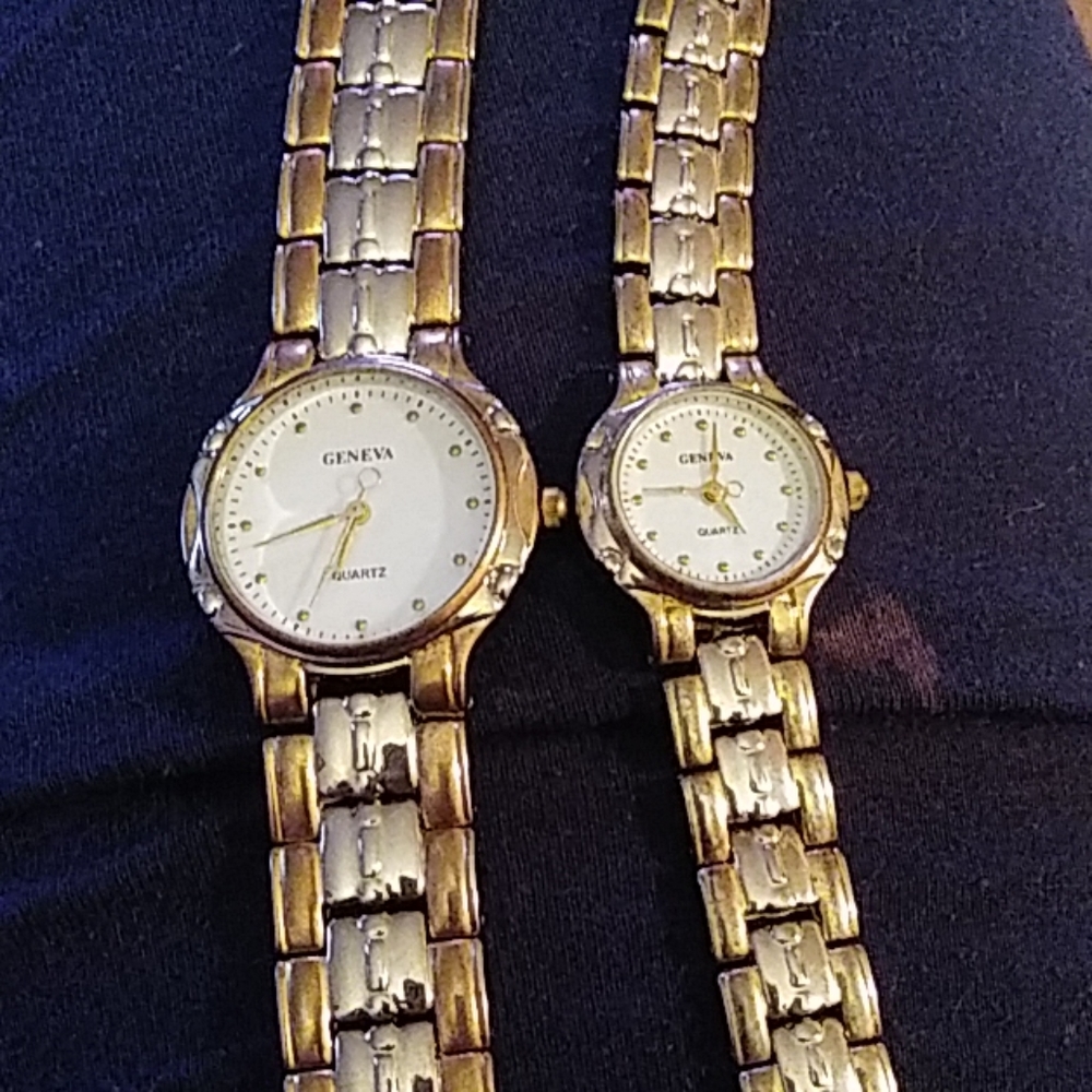 Geneva his and hers watch set